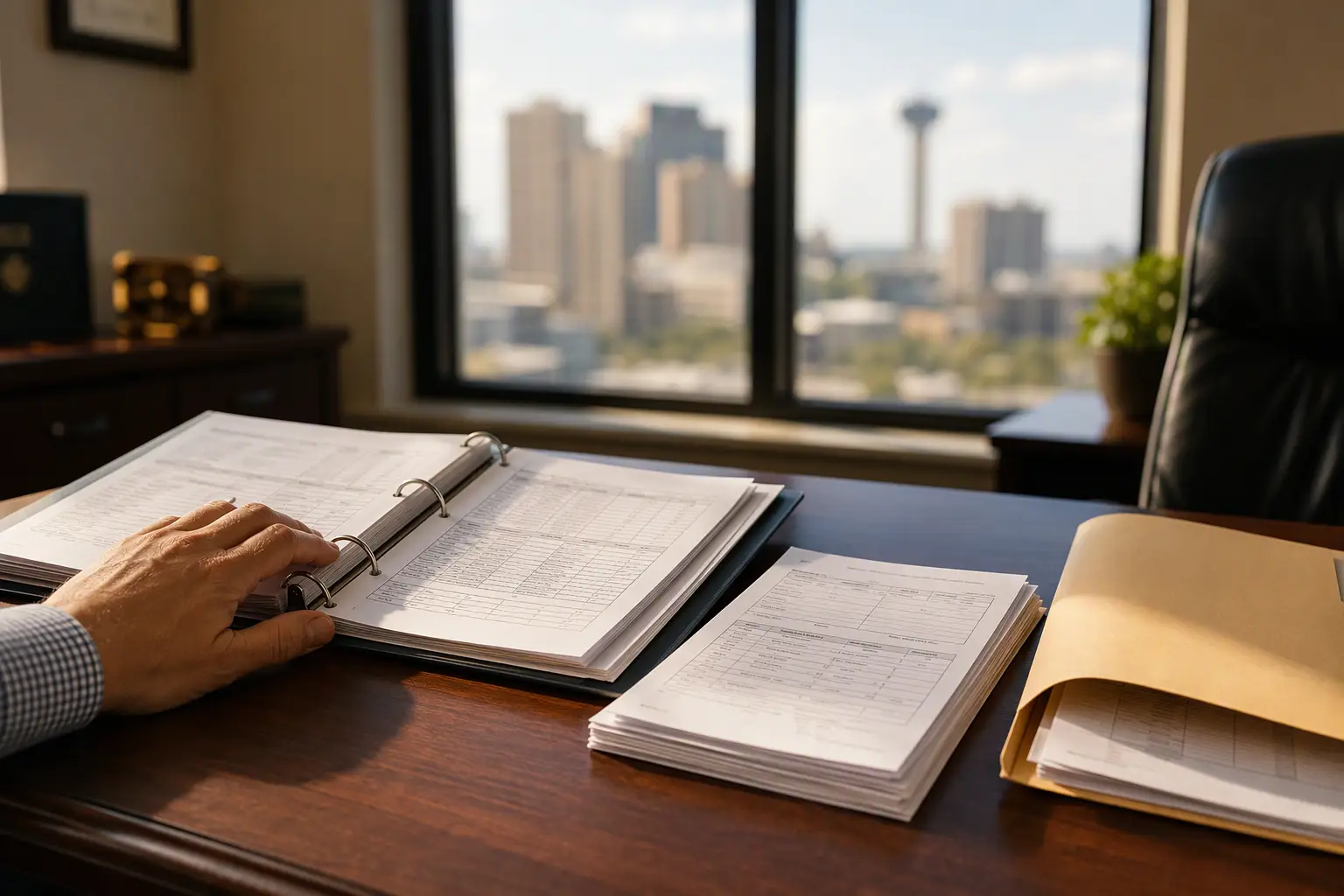 Building owner collecting elevator maintenance logs, inspection test reports, and work orders before switching elevator service companies in San Antonio TX